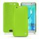 Funda de piel Samsung Galaxy S6 Edge Plus - Vert fluo