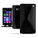 Funda de piel Nokia Lumia 930  - Onyx ( Bologna Hi Gloss - Black ) 