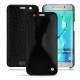 Funda de piel Samsung Galaxy S6 Edge Plus - Onyx ( Bologna Hi Gloss - Black ) 