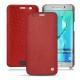 Funda de piel Samsung Galaxy S6 Edge Plus - Cerise vintage ( Pantone 185C ) 
