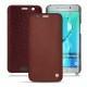 Samsung Galaxy S6 Edge Plus leather case - Passion vintage ( Glutton - Red ) 