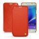 Housse cuir Samsung SM-N920 Galaxy Note 5 - Papaye ( Pantone 180C ) 