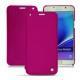 Samsung SM-N920 Galaxy Note 5 leather case - Rose fluo