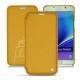 Samsung SM-N920 Galaxy Note 5 leather case - Jaune soulèu