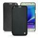 レザーケース Samsung SM-N920 Galaxy Note 5 - Dark vintage ( Roughtcut - Black#5256 ) 