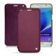 Samsung SM-N920 Galaxy Note 5 leather case - Prune vintage ( Pantone 512C ) 