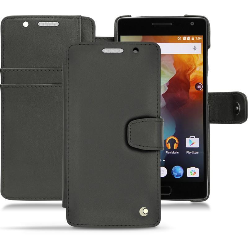 レザーケース OnePlus Two - Noir ( Nappa - Black ) 