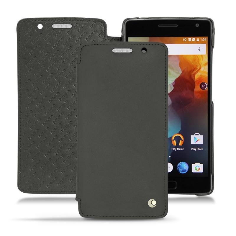 レザーケース OnePlus Two - Noir ( Nappa - Black ) 