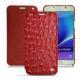 Funda de piel Samsung SM-N920 Galaxy Note 5 - Autruche ciliegia