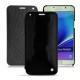 Housse cuir Samsung SM-N920 Galaxy Note 5 - Onyx ( Bologna Hi Gloss - Black ) 