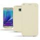 Funda de piel Samsung SM-N920 Galaxy Note 5  - Blanc escumo