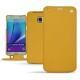 Funda de piel Samsung SM-N920 Galaxy Note 5  - Jaune soulèu