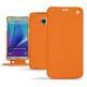 Capa em pele Samsung SM-N920 Galaxy Note 5 - Orange fluo