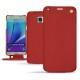Funda de piel Samsung SM-N920 Galaxy Note 5  - Rouge ( Nappa - Pantone 199C ) 