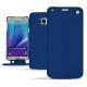 レザーケース Samsung SM-N920 Galaxy Note 5 - Bleu océan ( Nappa - Pantone 293C ) 