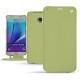 Capa em pele Samsung SM-N920 Galaxy Note 5 - Vert olive ( Nappa - Pantone 578U ) 