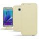 Capa em pele Samsung SM-N920 Galaxy Note 5 - Ivoire ( Sleek P C12 - White ) 