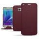 Funda de piel Samsung SM-N920 Galaxy Note 5  - Lie de vin ( Pantone 5115C ) 