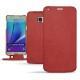 Samsung SM-N920 Galaxy Note 5 leather case - Cerise vintage ( Pantone 185C ) 