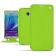 Housse cuir Samsung SM-N920 Galaxy Note 5 - Vert fluo