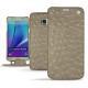 Capa em pele Samsung SM-N920 Galaxy Note 5 - Autruche desert