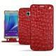 Funda de piel Samsung SM-N920 Galaxy Note 5  - Autruche ciliegia