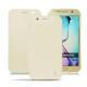 Capa em pele Samsung SM-G920A Galaxy S6 - Blanc (  Nappa - White ) 