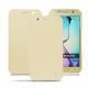 Capa em pele Samsung SM-G920A Galaxy S6 - Beige ( Nappa - Pantone 7502C ) 