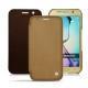 Capa em pele Samsung SM-G920A Galaxy S6 - Sable vintage ( Roughtcut - Gaucho#57254 ) 