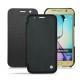 Housse cuir Samsung SM-G920A Galaxy S6 - Dark vintage ( Roughtcut - Black#5256 ) 