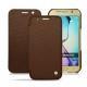 Housse cuir Samsung SM-G920A Galaxy S6 - Châtaigne ( Pantone 476C ) 