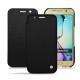 Lederschutzhülle Samsung SM-G920A Galaxy S6 - Ebène ( Sleek P C12 - Black ) 