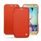 Capa em pele Samsung SM-G920A Galaxy S6 - Papaye ( Pantone 180C ) 