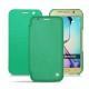Capa em pele Samsung SM-G920A Galaxy S6 - Menthe vintage ( Pantone 562C ) 