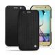 Housse cuir Samsung SM-G920A Galaxy S6 - Abaca nero