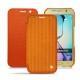 Lederschutzhülle Samsung SM-G920A Galaxy S6 - Abaca arancio