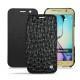 レザーケース Samsung SM-G920A Galaxy S6 - Autruche nero