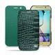 Custodia in pelle Samsung SM-G920A Galaxy S6 - Crocodile pino