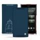 Custodia in pelle Sony Xperia Z5 Compact - Blu mediterran