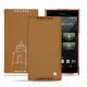 Capa em pele Sony Xperia Z5 Compact - Castan esparciate