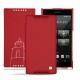 Housse cuir Sony Xperia Z5 Compact - Rouge troupelenc