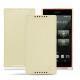 Custodia in pelle Sony Xperia Z5 Compact - Ivoire ( Sleek P C12 - White ) 