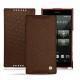 Housse cuir Sony Xperia Z5 Compact - Châtaigne ( Pantone 476C ) 
