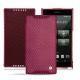 Capa em pele Sony Xperia Z5 Compact - Serpent ciclamino
