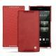 Housse cuir Sony Xperia Z5 Compact - Cerise vintage ( Pantone 185C ) 
