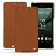 Custodia in pelle Sony Xperia Z5 - Marron ( Nappa - Pantone 1615C ) 