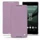 Sony Xperia Z5 leather case - Lilas ( Nappa - Pantone 2645U ) 