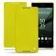 가죽 커버 Sony Xperia Z5 - Jaune fluo