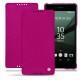 Housse cuir Sony Xperia Z5 - Rose fluo