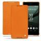 가죽 커버 Sony Xperia Z5 - Orange fluo